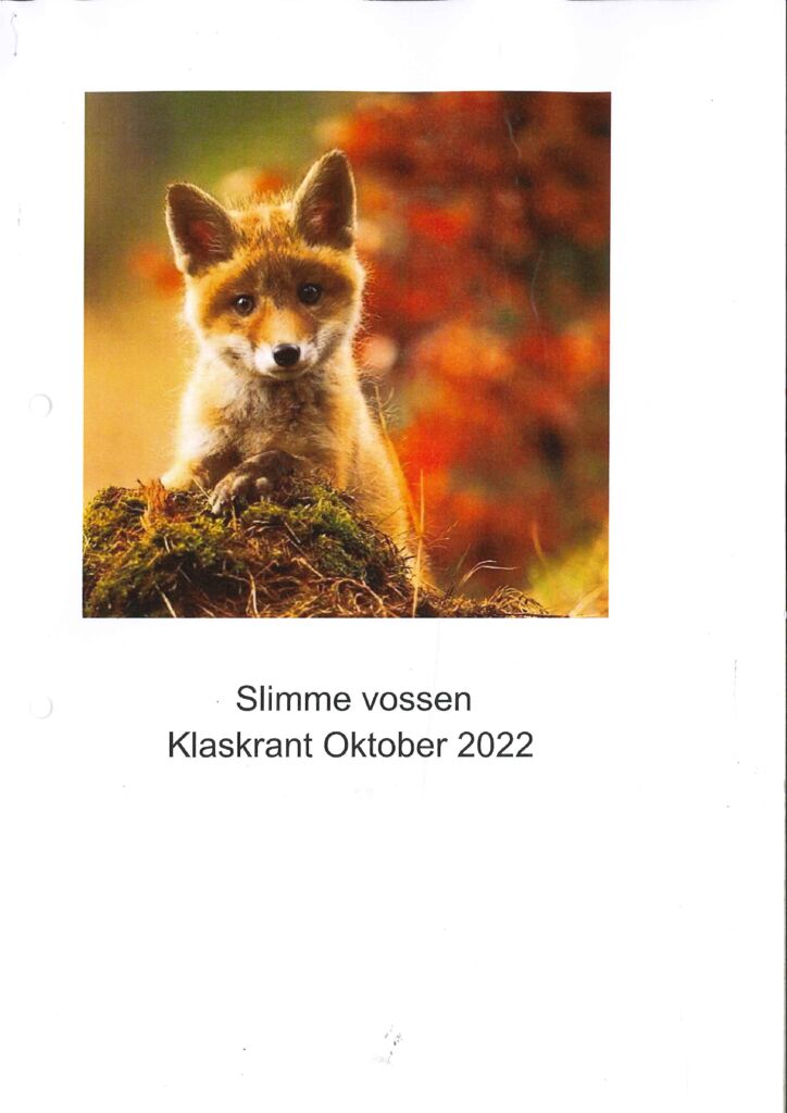 thumbnail of SLimme Vossen oktober 2022